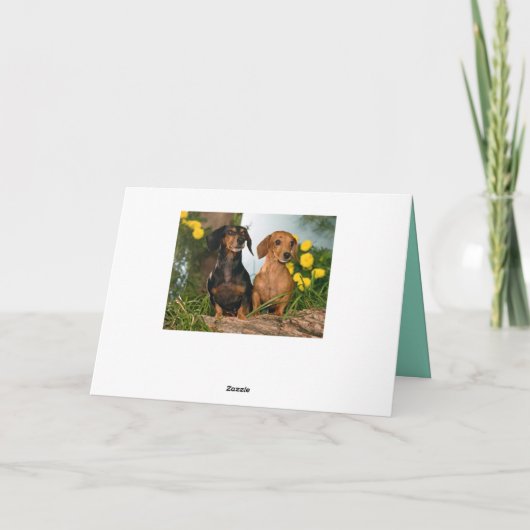 Joyeuse carte de Chien Chien Chien Chien Chien Chi (Dos)