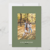 Joyeuse carte de couronne de Noël (Dos)