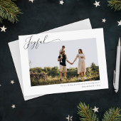 Joyeuse carte de Faire-part de grossesse de Noël