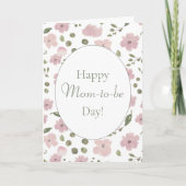 Joyeuse carte de fête de la mère pour maman-to-be (Devant)