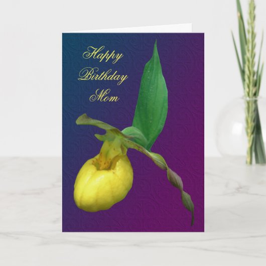 Joyeuse carte de fleurs à chlipper maman d'anniver (Devant)