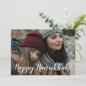 Joyeuse carte de Hanukkah (Debout devant)