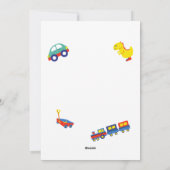 Joyeuse Carte de jour du père du premier papa (Dos)