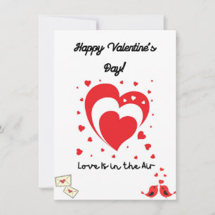 “Joyeuse carte de la Saint-Valentin – Message d'am
