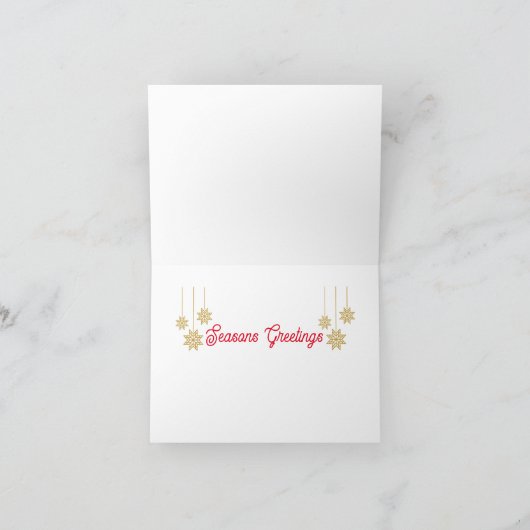 Joyeuse carte de Noël (Intérieur)