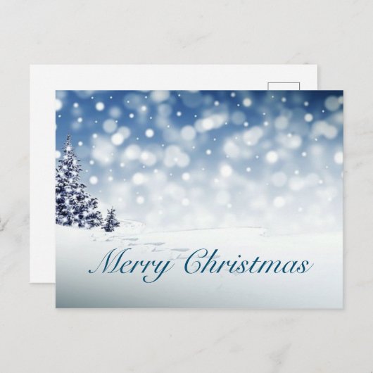 Joyeuse carte de Noël (Devant / Derrière)