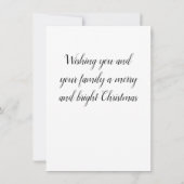 Joyeuse carte de Noël (Dos)