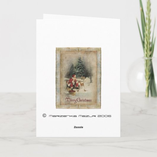 Joyeuse carte de Noël (Dos)