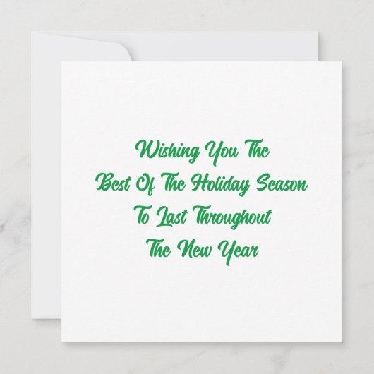 Joyeuse carte de Noël (Dos)