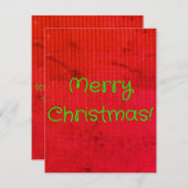 Joyeuse carte de Noël (Devant / Derrière)