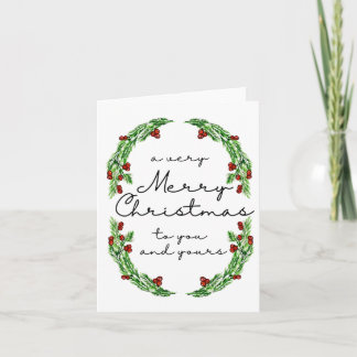 Joyeuse carte de Noël