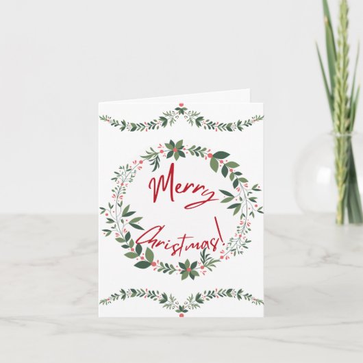 Joyeuse carte de Noël (Devant)