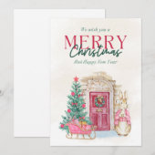 Joyeuse carte de Noël (Devant / Derrière)