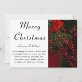 Joyeuse carte de Noël (Devant)