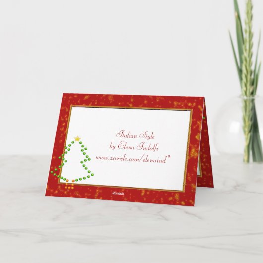 Joyeuse carte de Noël (Dos)