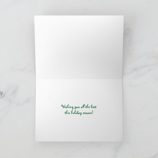 Joyeuse carte de Noël (Intérieur)