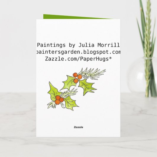 Joyeuse carte de Noël (Dos)