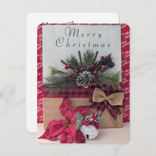 Joyeuse carte de Noël (Devant / Derrière)