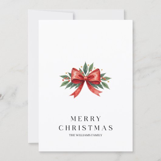 Joyeuse carte de Noël (Devant)