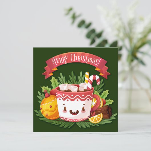 Joyeuse carte de Noël (Debout devant)