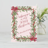 Joyeuse carte de Noël (Debout devant)