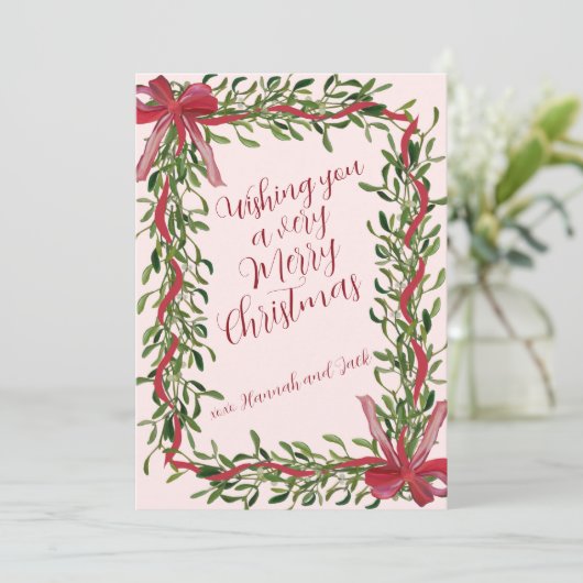 Joyeuse carte de Noël (Debout devant)