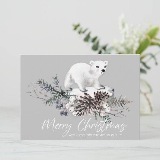 Joyeuse carte de Noël (Debout devant)