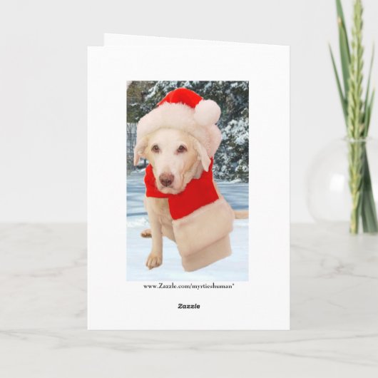 Joyeuse carte de Noël (Dos)