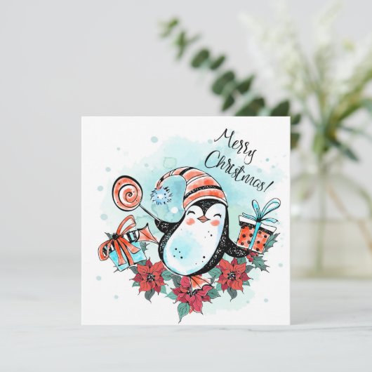 Joyeuse carte de Noël (Debout devant)