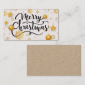 Joyeuse carte de Noël (Devant / Derrière)