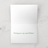 Joyeuse carte de Noël (Couchage intérieur)