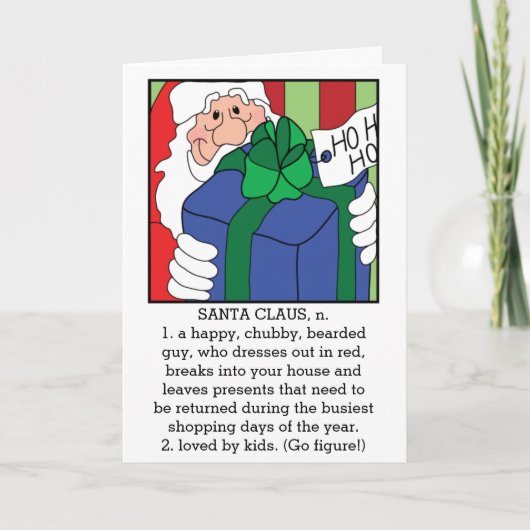 Joyeuse carte de Noël (Devant)