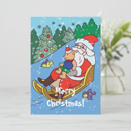 Joyeuse carte de Noël (Debout devant)