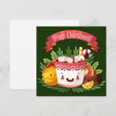 Joyeuse carte de Noël (Devant / Derrière)