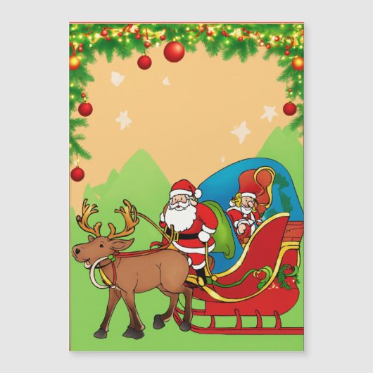 Joyeuse carte de Noël (Devant)