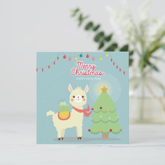 Joyeuse carte de Noël (Debout devant)