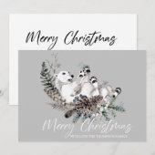 Joyeuse carte de Noël (Devant / Derrière)