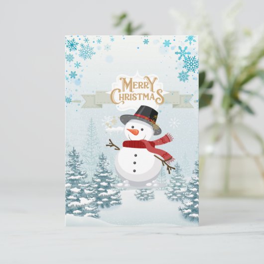 Joyeuse carte de Noël (Debout devant)