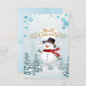 Joyeuse carte de Noël (Devant / Derrière)