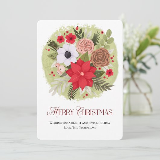 Joyeuse carte de Noël (Debout devant)