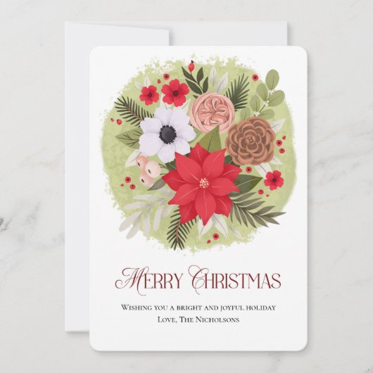 Joyeuse carte de Noël (Devant)