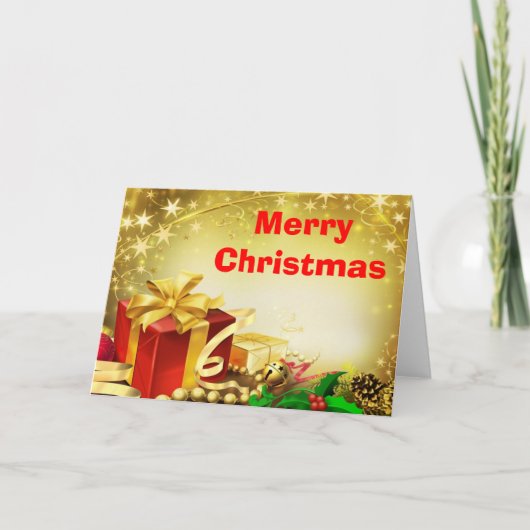 Joyeuse carte de Noël (Devant)