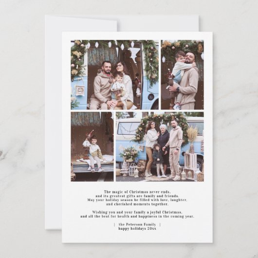 Joyeuse carte de Noël (Dos)