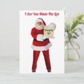 Joyeuse carte de Noël (Debout devant)