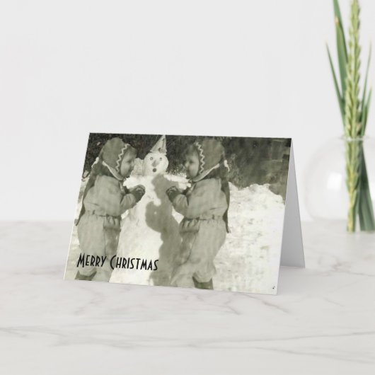 Joyeuse carte de Noël (Devant)