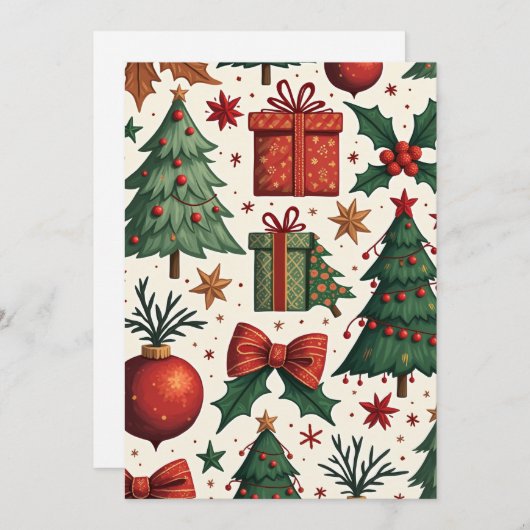 Joyeuse carte de Noël 2 (Devant / Derrière)