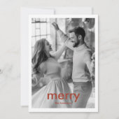 Joyeuse carte de Noël avec photos de famille (Devant)