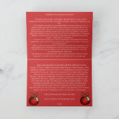 Joyeuse carte de Noël avec votre photo (Intérieur)