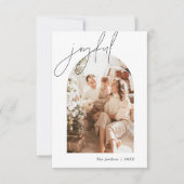 Joyeuse carte de Noël | Carte de vacances photo en (Devant)