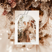 Joyeuse carte de Noël | Carte photo de vacances mo